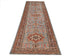 11 Feet Gray Kazak Afghan Hand Knotted Wool Runner Rug